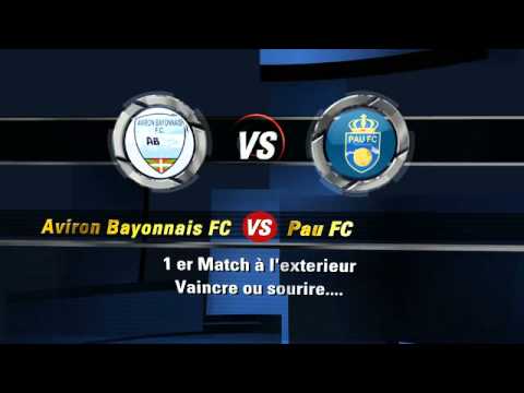 Match Aviron Bayonnais FC contre Pau FC
