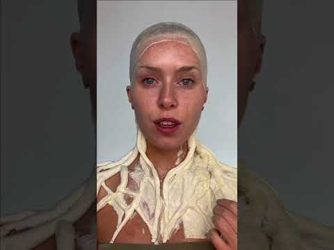 Vecna makeup look tutorial! Stranger things inspired! Holly Murray makeup