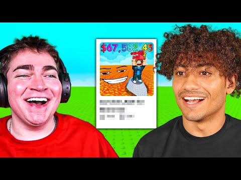 Showing FOLTYN my new ROBLOX game!