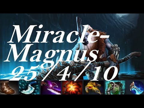 Miracle- mid Magnus vs Nature's Prophet, skiter Spectre - m God - dota2