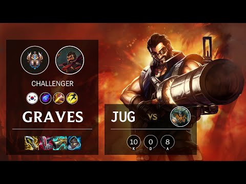 Graves Jungle vs Olaf - KR Challenger Patch 11.2