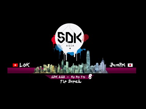 SDK ASIA 2015 Top 8 Hip Hop - LOK Vs JumPei Tie Break "Organzined by Jamcityhk Limited”