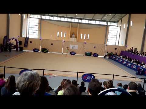 Gwenn Dormoy Championne de France GR Nationale B Ruban Pfastatt 2015