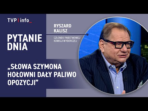 Ryszard Kalisz: słowa Szymona Hołowni dały paliwo opozycji | PYTANIE DNIA