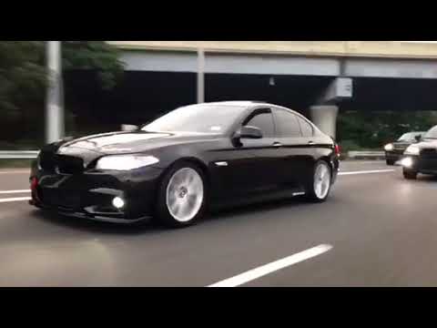 Dropped Bmw f10 On H&R Springs