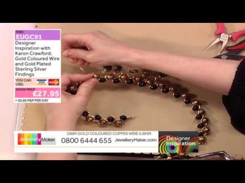 How to Combine Wire with Polymer Clay in Jewellery - JewelleryMaker DI 5/3/14