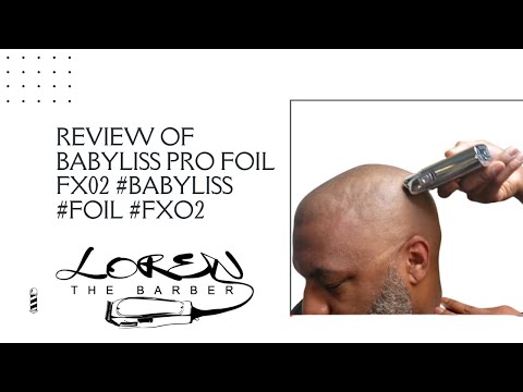 Mobili plaukų skutimo mašinėlė BaByliss PRO Single Foil Metal Shaver FXFS1E, su baterijomis video