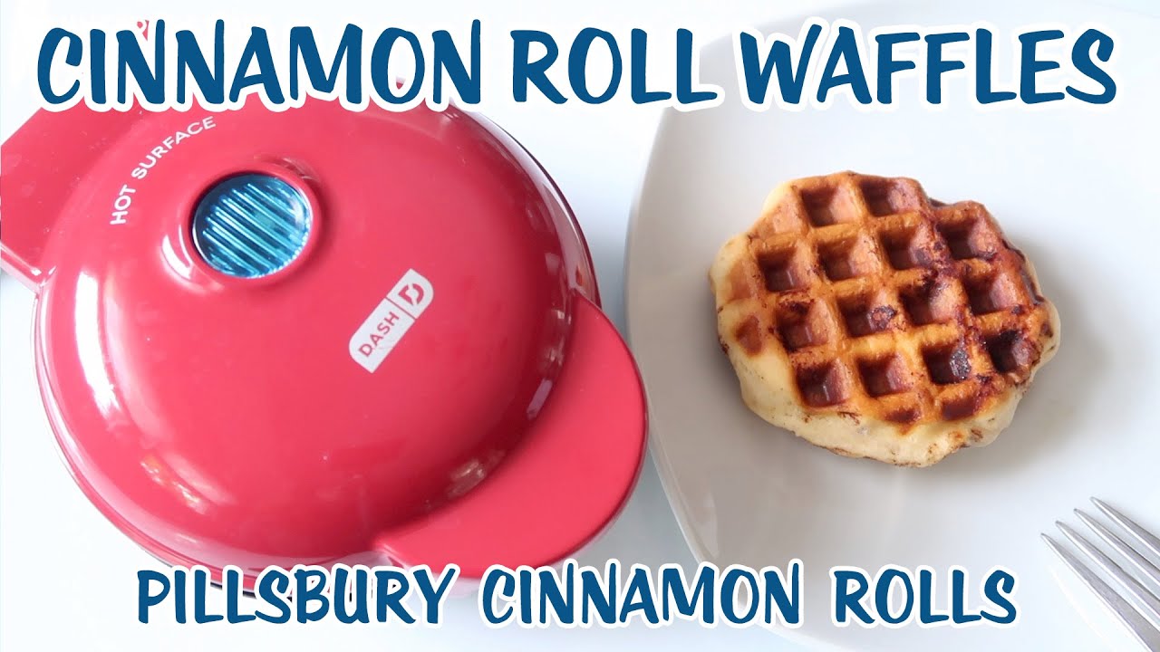 Dash Mini Waffle Maker Cinnamon Roll Waffles * Dash Mini Griddle Comparison