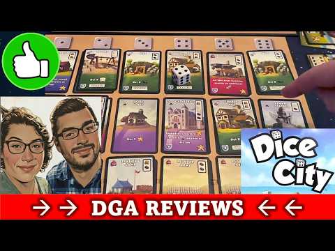 DGA Reviews Board Games: Dice City (Cozy Game Day)