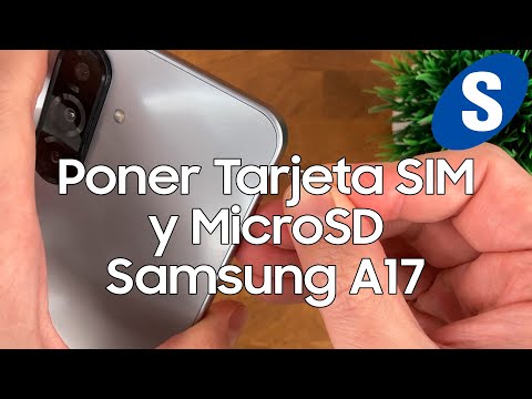 Como Poner la Tarjeta SIM y MicroSD en un Samsung A17 - Samsungizate