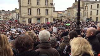 preview picture of video 'Minute de silence à Niort'