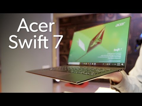 Acer Swift 7 (2019): Smaller and clickier