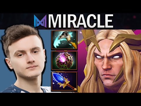Invoker Dota 2 7.33 Miracle - Octarine in a Hard Game