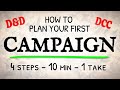 How to Make a D&D Campaign (the easy way)