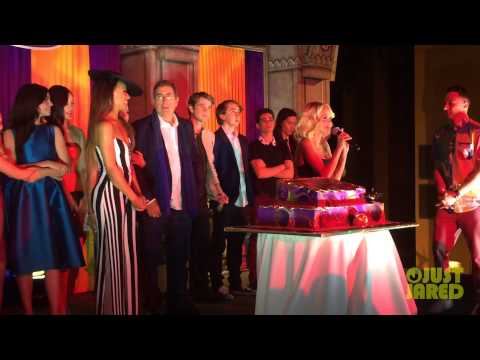 "Descendants" Cast Sings Happy Birthday to Kristin Chenoweth at Premiere After-Party