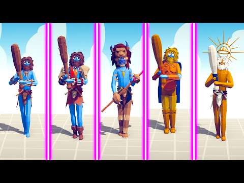 EVOLUTION OF CLUBBER - Totally Accurate Battle Simulator TABS