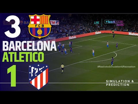 BARCELONA 3-1 ATLETICO MADRID MATCH HIGHLIGHTS! LALIGA EA SPORTS 2025-26 Simulation/Recreation
