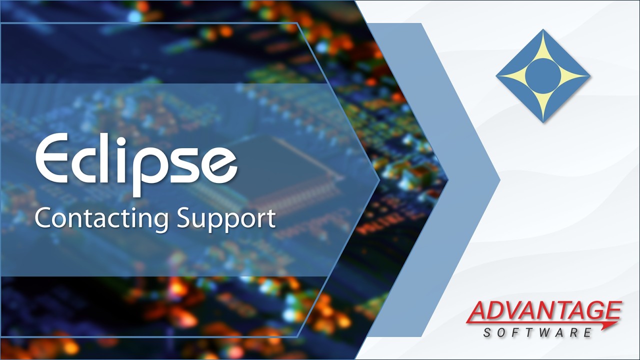 Eclipse - Contacting Support