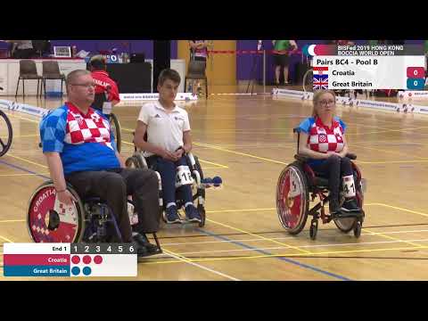 BISFed Boccia World Open 18.05.2019. CROATIA vs. GREAT BRITAIN (BC4)