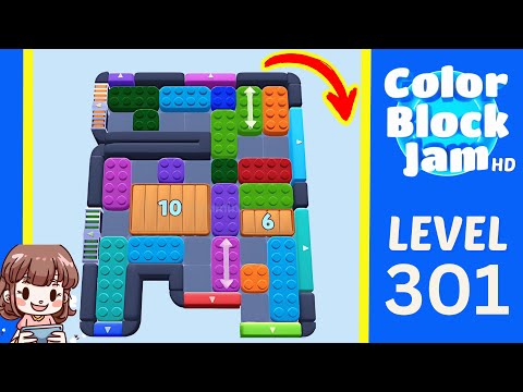 Color Block Jam Level 301 Solution Walkthrough