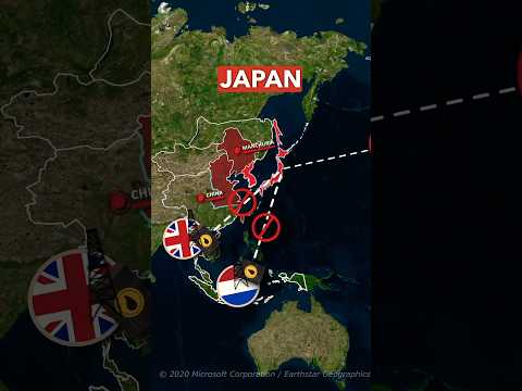 なぜ日本は真珠湾を攻撃したのか?? 🔥 🇯🇵 🇺🇸 #shorts #maps #geography #history #japan #usa