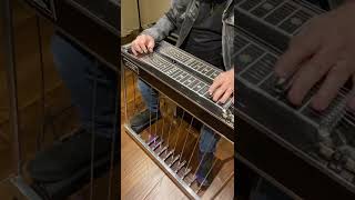 Pedal Steel Guitar Riff’n (Together Again) Buck Owens #shorts #tutorial #pedalsteelguitar #country