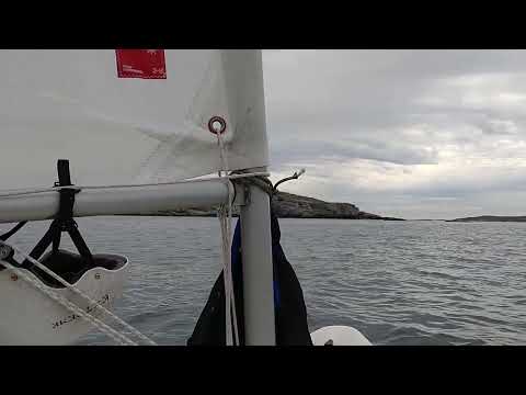 Del 2. Seglarskola för nybörjare. Lär dig halvvind. Begrepp: babord, styrbord, #tutorial