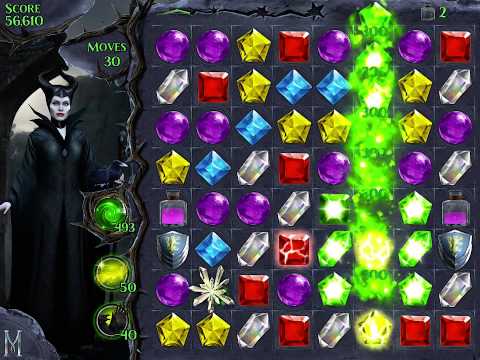 Maleficent Free Fall Level 70 Walkthrough