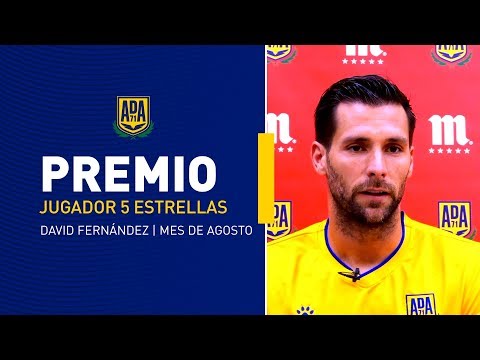 David Fernández, jugador Cinco Estrellas del mes de agosto de la temporada 2019/2020