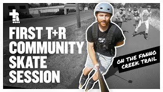 First T+R Community Skate Session on the Fanno Creek Trail | Big Wheel Inline Skating