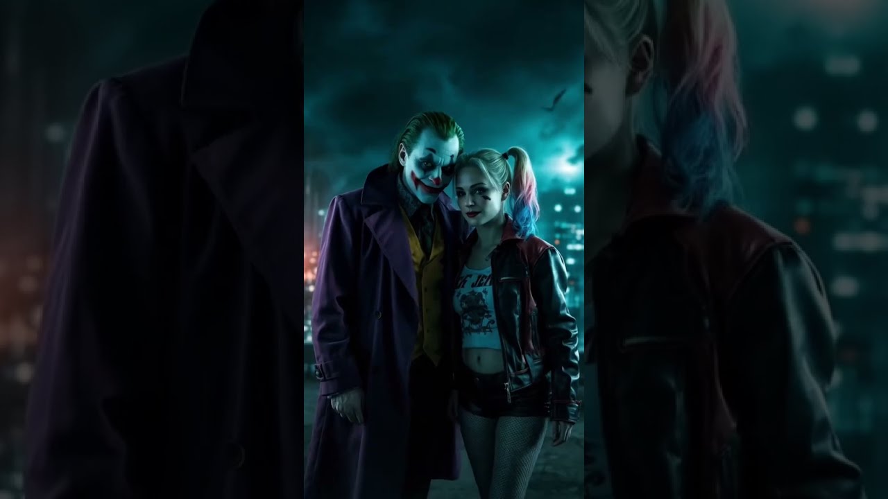 Joker and Harlequin Wallpaper🔥Joker Live Wallpaper 4K