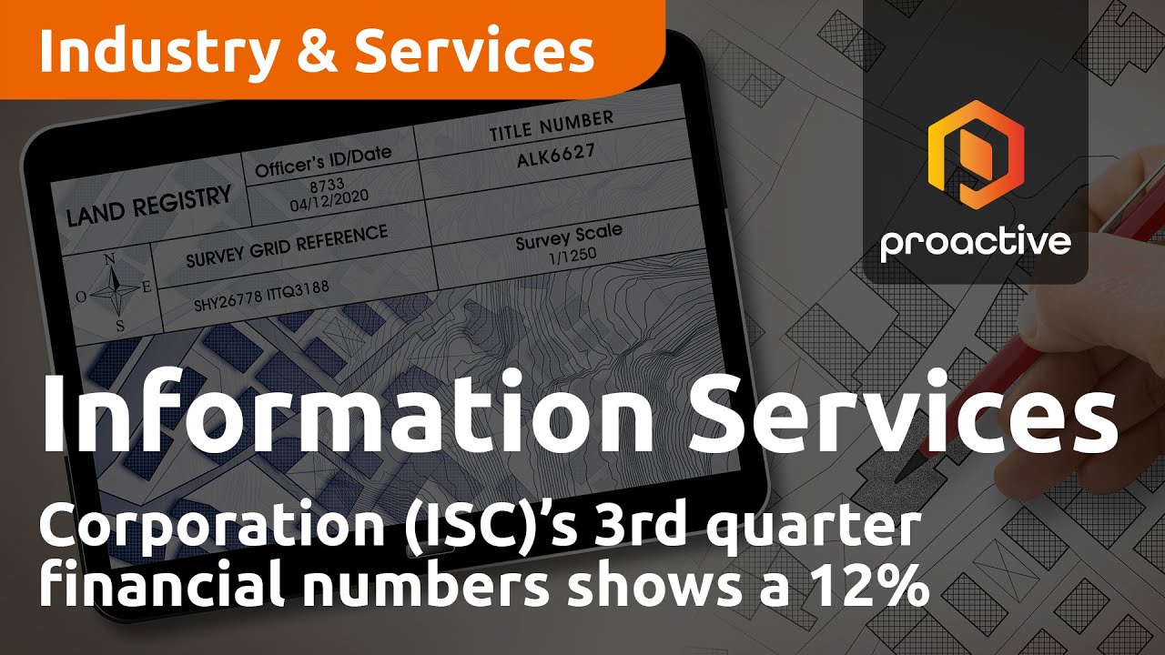 ISC’s 3rd quarter financial numbers shows a 12% increase in Revenue year over year