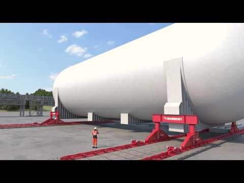 Mammoet Heavy Skidding System - Bullet Skidding