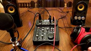 Video thumbnail for BEST LOW COST MIXER -Alto Professional ZMX52 | 5-Channel 2-Bus 6 Inputs, 3-Band EQ FULL DEMO by Robert Veach