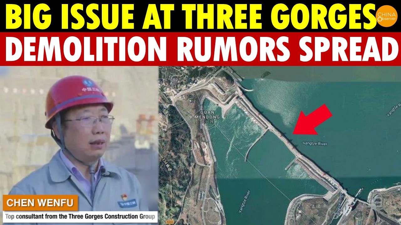 Big Trouble at Three Gorges Dam? Cement Like Tofu, Senior Engineer Arrested,Demolition Rumors Spread