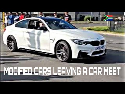 Crazy Modified cars leaving a car show !! (MUST WATCH)