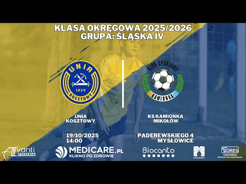 MECZ POD KONTROLĄ!! UNIA KOSZTOWY - KS KAMIONKA MIKOŁÓW, SKRÓT MECZU (19.10.2025)💛💙
