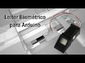 Video - Leitor Biométrico para Arduino JM101 + Cabo