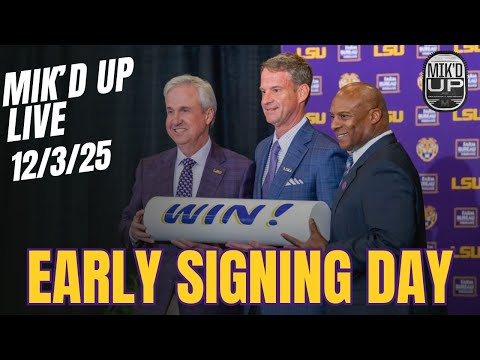 Lane Kiffin, Welcome To Signing Day W/ LSU Football | Frank Wilson To Be Retained? | Baker Staying?