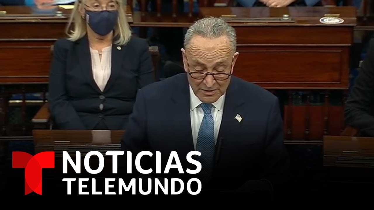 Schumer responsabiliza a Trump por sucesos en el Capitolio | Noticias Telemundo