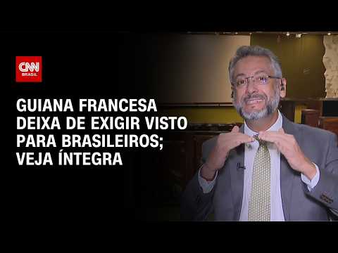 Um terço da população da Guiana Francesa é brasileira, diz governador do Amapá | BASTIDORES CNN