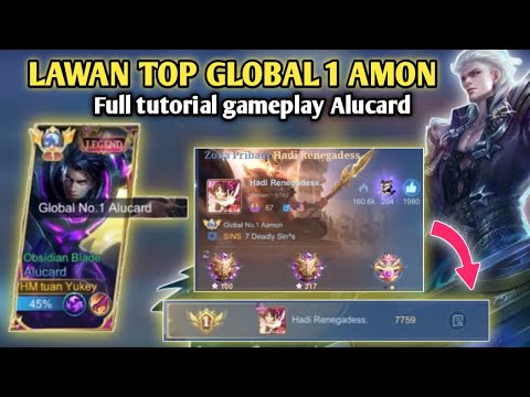 Global Top 1 alucard Vs Global Top 1 Amon Full Tutorial Gameplay!!!| Yukey Alucard Mlbb