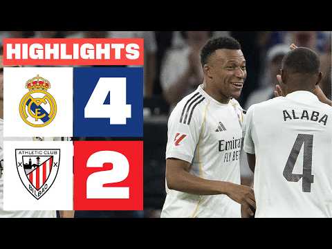 REAL MADRID 4 - 2 ATHLETIC CLUB | HIGHLIGHTS LALIGA EA SPORTS