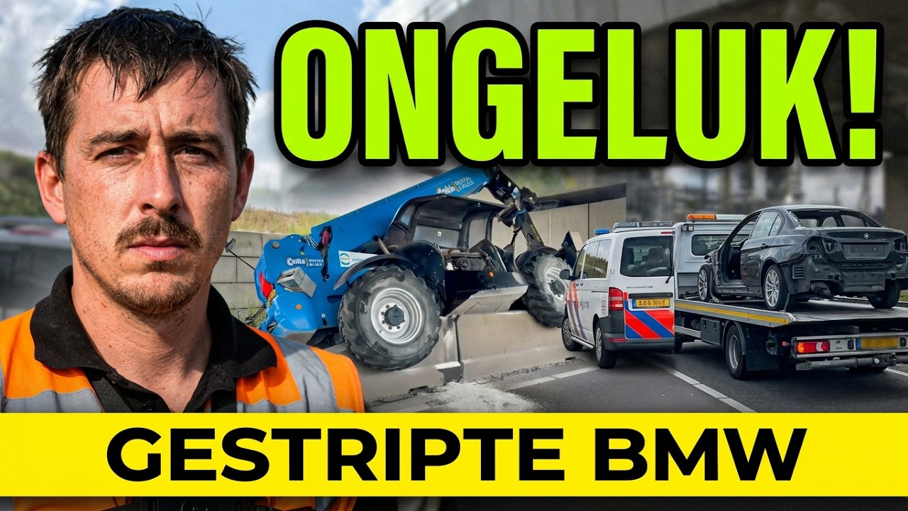 Ongeval met opvallend voertuig! en een volledig gestript BMW