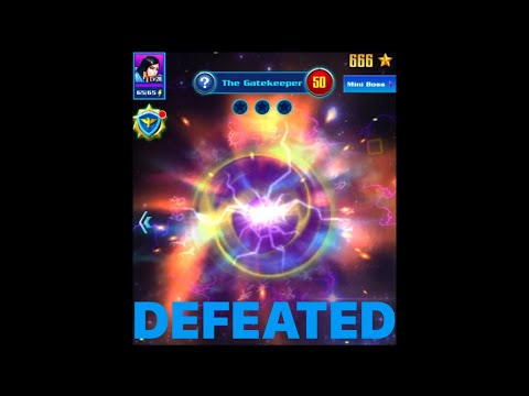THE GATEKEEPER *DEFEATED* BOSS 50 GALAXY ATTACK : ALIEN SHOOTER GAAS