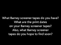 A Question For Barney VHS Collectors