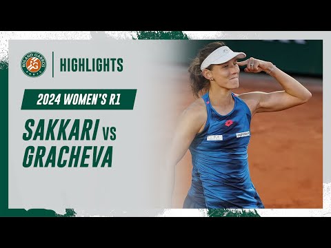 Sakkari vs Gracheva Round 1 Highlights | Roland-Garros 2024