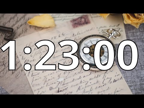 1 Hour 23 Minutes Countdown Timer With Alarm Sound At the End (Simple Beep)