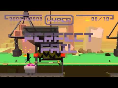 Bit.Trip RUNNER Perfect mode run