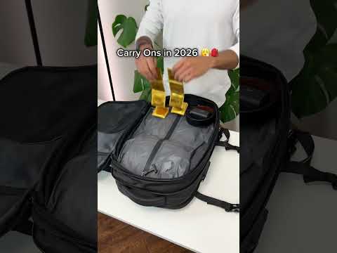 Checked luggage or carry ons? 😱🤭